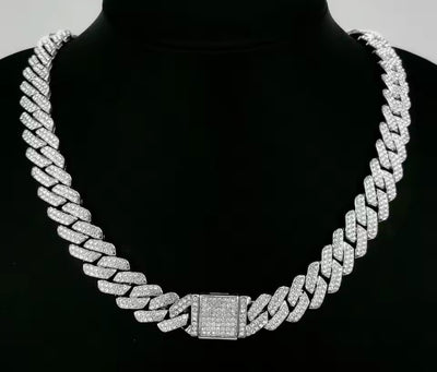 14MM Cuban Link Chain Iced out